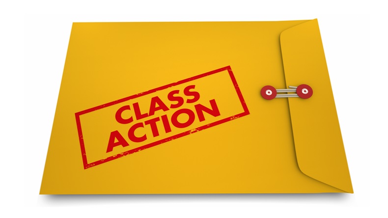 Class Action Lawsuit Documents Envelope 3d Illustration